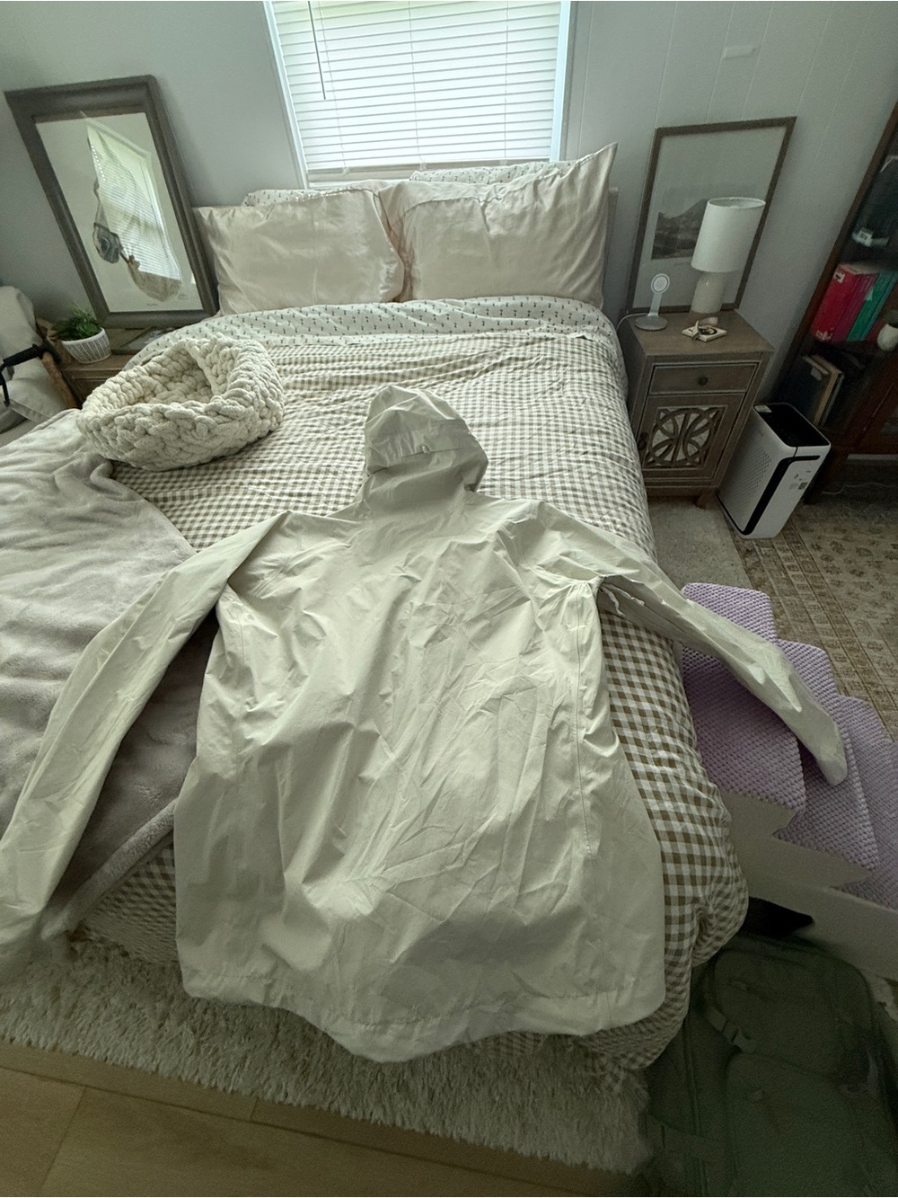 Patagonia Torrentshell Rain Jacket White Women’s Large - Picture 2 of 3